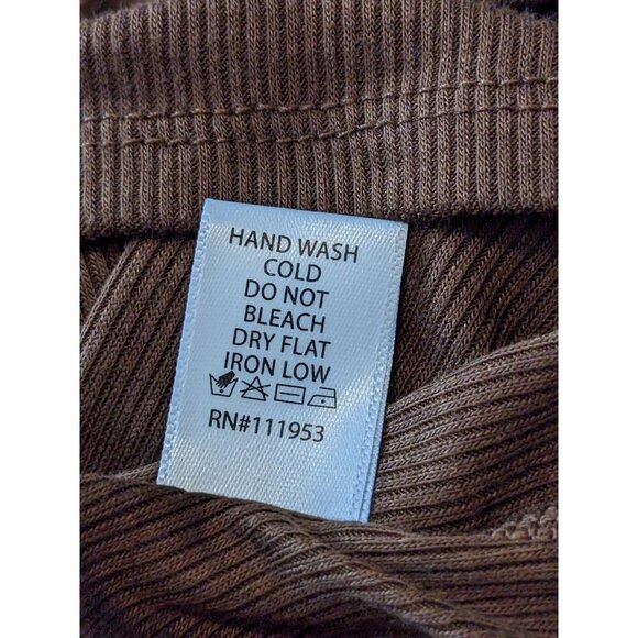 Active USA Womens L Long Sleeve Crop Top Lot of 2 Ruched Tie Front Double Layer - Picture 7 of 8